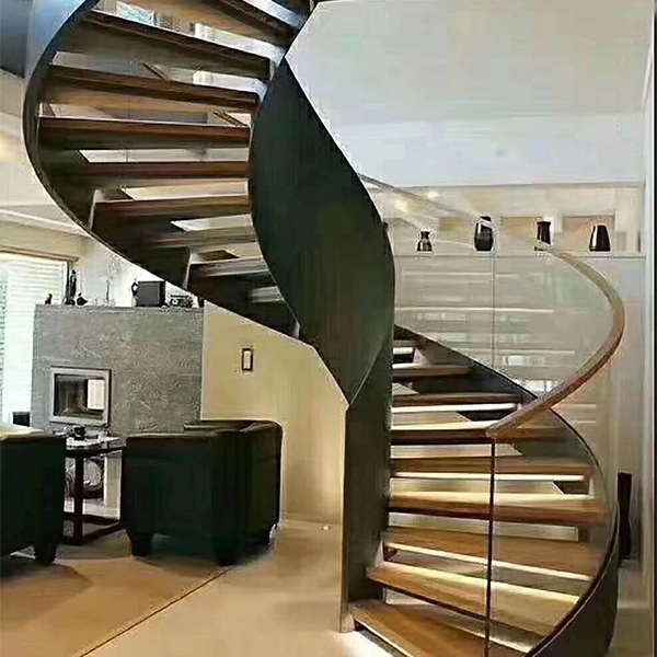 钢木楼梯厂家讲解美观又实用的楼梯设计要点